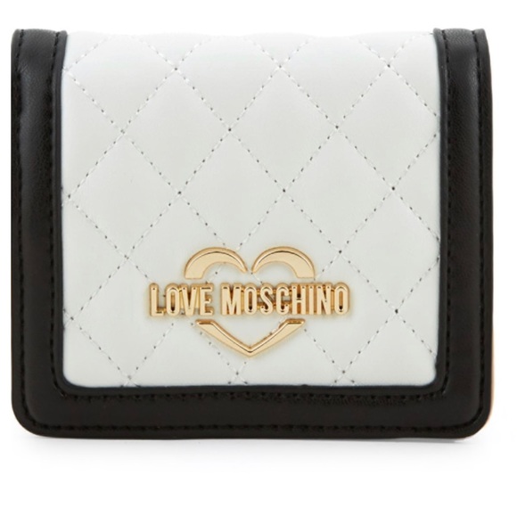 Love Moschino Handbags - Love Moschino Quilted Faux Leather Bi-Fold Wallet